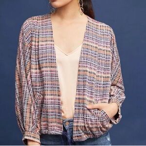 Anthropologie Akemi + Kin Women’s oversized plaid jacket size S